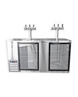 Large Two Door Super Deluxe Kegerator